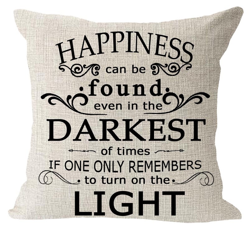 LIPOR Striped Pillow Covers 18x18 Chic Cotton Decorative Throw Cushion Covers with Fringe for Sofa Couch Bed Living Room Farmhouse Home Decor (B) - Image 1
